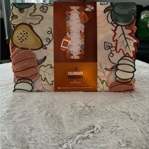 Kohl's Autumn Leaf and Pumpkin Table Runner
